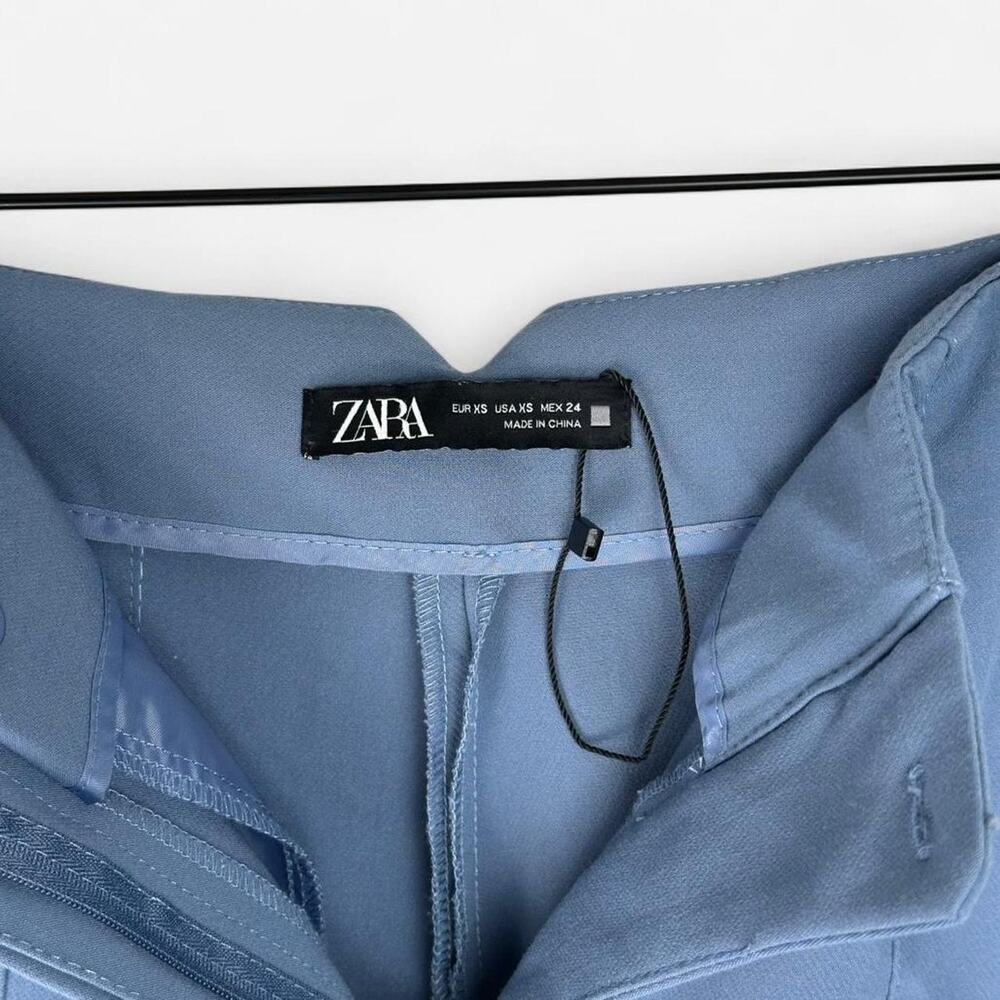 Zara high waisted blue tailored trousers - Picture 3 of 5